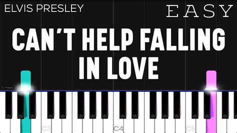 Can T Help Falling In Love Elvis Presley EASY Piano Tutorial YouTube