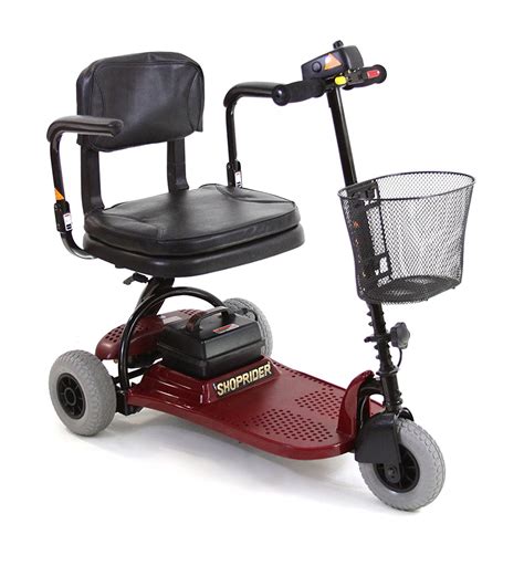 Shoprider Echo 3 Wheel Mobility Scooter Red