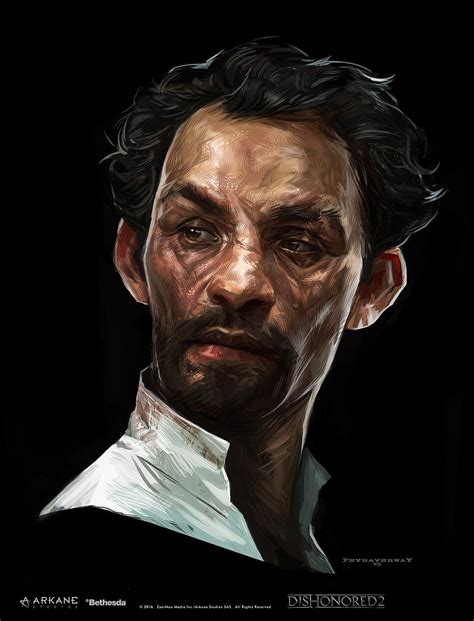 Dishonored2 Pack05 20132014 Cedric Peyravernay Character Portraits