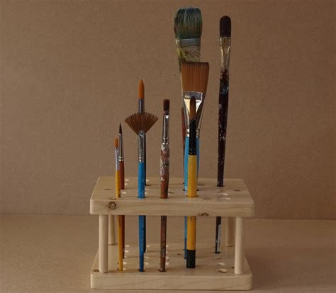 Artists Paint Brush Holder Stand Personalised