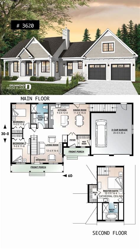Click the image for larger image size and more details. 2 Mastersuite House Plans Beautiful Master Suite Above ...