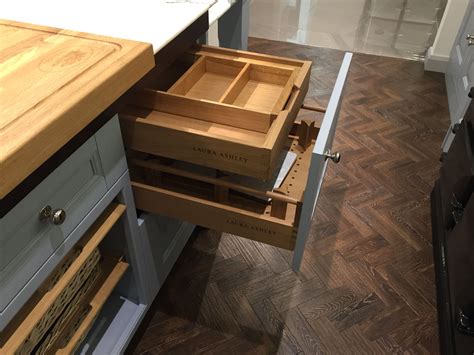 Laura Ashley Timber Drawer Box in hidden internal top drawer | Kitchen