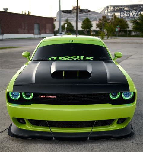 Dodge Challenger Mean Green Looks Like A Whole Lot Of Hemi