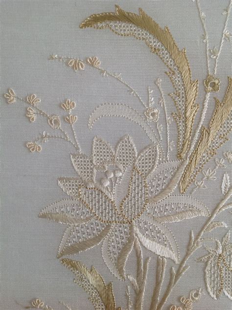 18th And 19th Century Whitework Embroidery Embroidery Inspiration