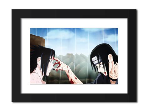 Itachi And Sasuke Uchiha Naruto Anime Painting Tenorarts