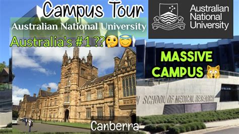 Australian National University Campus Tour Canberra Acton Anu
