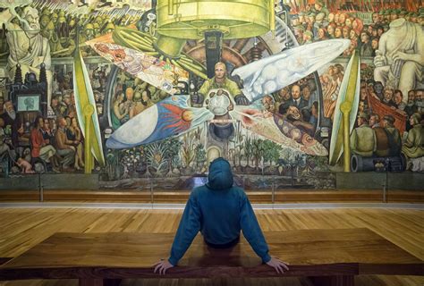 Mural El Hombre Controlador Del Universo Pintado Por Diego Rivera