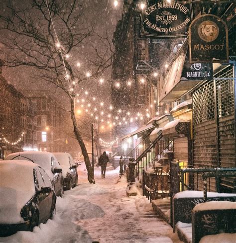 New York Winter Streets Wallpapers Wallpaper Cave