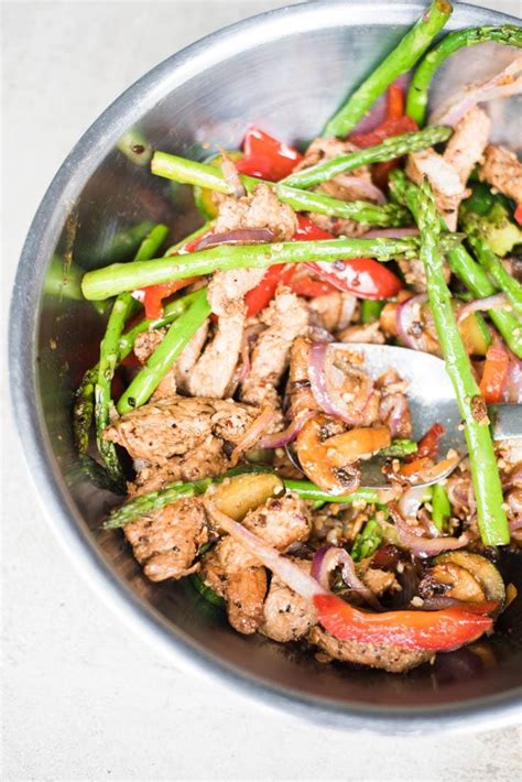 I relished it as it is but it tastes great. Easy Low Carb Pork Stir Fry with Veggies