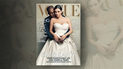 Video Vogue Readers Question Kanye West Kim Kardashian Cover Abc News