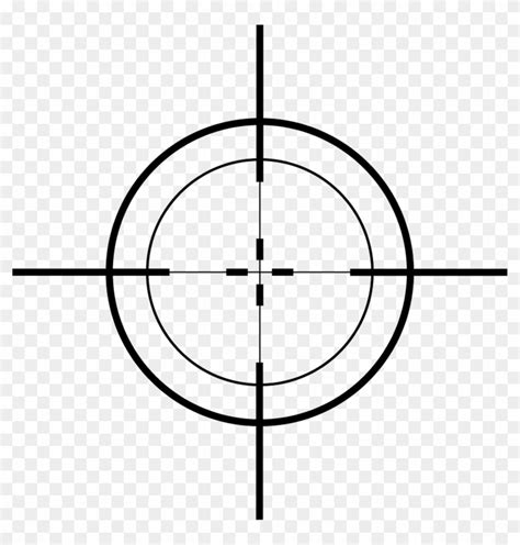 Ode To The Enemy Sniper Sniper Crosshair Png Free Transparent PNG