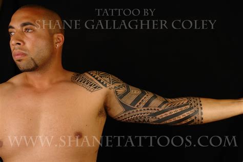 Maori Polynesian Tattoo Tongan Influenced Polynesian Fusion Sleeve On