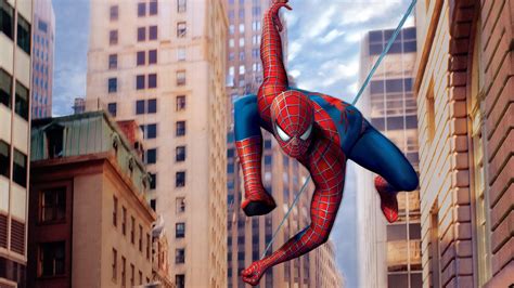 Free Download Spider Man Cartoon Hanging With Webs High Definition