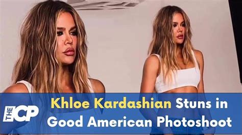 Khloe Kardashian Stuns In Good American Photoshoot Flaunting Her