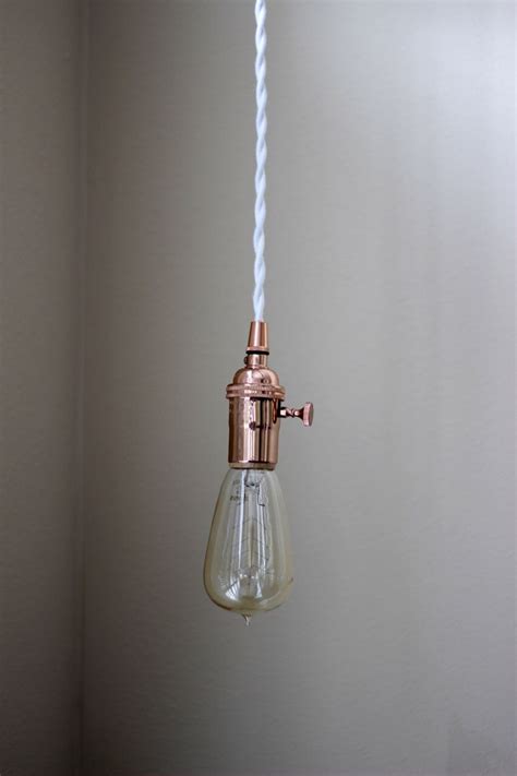 Shop the top 25 most popular 1 at the best prices! Industrial Plug In Pendant Light Copper Bare Bulb Socket ...
