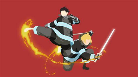 Fire Force Anime Wallpaper Hd Minimalist 4k Wallpapers Images Photos