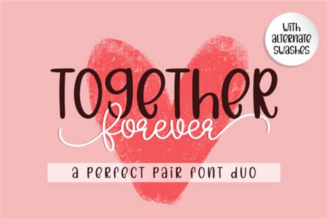 Together Forever Font By Bitongtype · Creative Fabrica