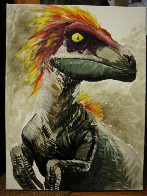 Feathered Velociraptor By Thefranology On Deviantart