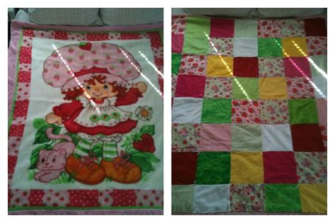 A Strawberry Shortcake Quilt My Sister In Law And I Made In Pink Green