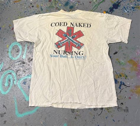 Vintage Coed Naked Nursing T Shirt 90s Grailed