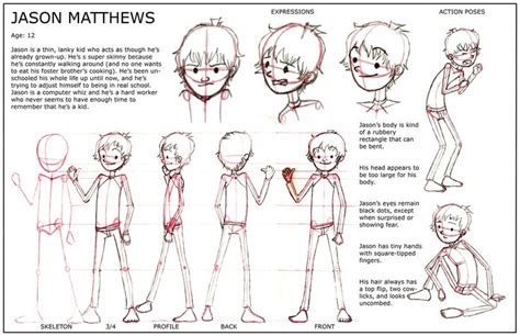 Animation Character Sheet By Dreamer07079 On Deviantart Character