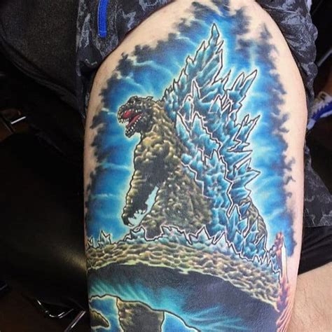 Godzilla Tattoo Design By Kingoji Godzilla Tattoo Monster Tattoo The