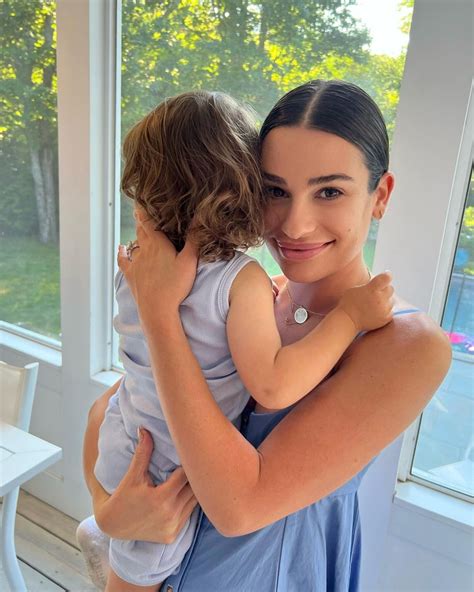 lea michele s most adorable photos with son ever leo
