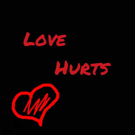 Love Hurts Quotes Red Black Sayings Hd Phone Wallpaper Peakpx