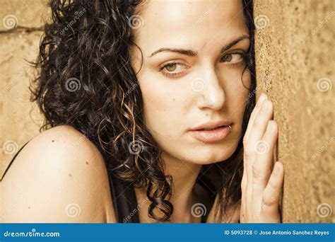 Green Eyed Beauty Stock Photo Image Of Looking Caucasian 5093728