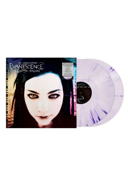 Evanescence Fallen Remastered Deluxe Edition Ltd White Purple Marbled Vinyl