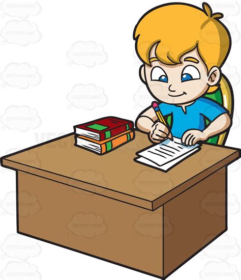Kid Doing Homework Clipart Free Download On Clipartmag