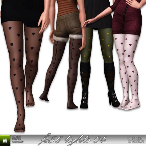 The Sims Resource Fs 56 Tights 04 Hearts