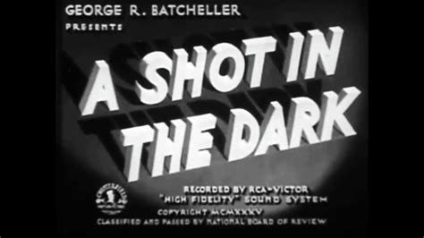 Mystery Thriller Movie A Shot In The Dark YouTube