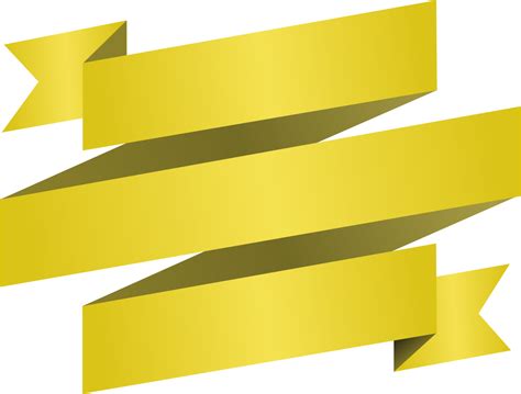 Yellow Banner PNG Free Download | PNG Arts