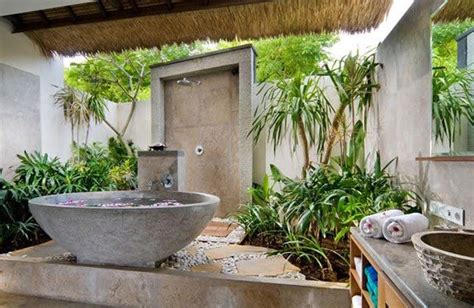 10 Stunning Balinese Outdoor Bathrooms My Cosy Retreat Tropical
