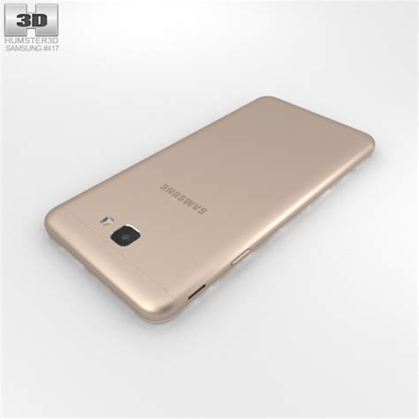 Samsung Galaxy J7 Prime Gold 3d Model Hum3d