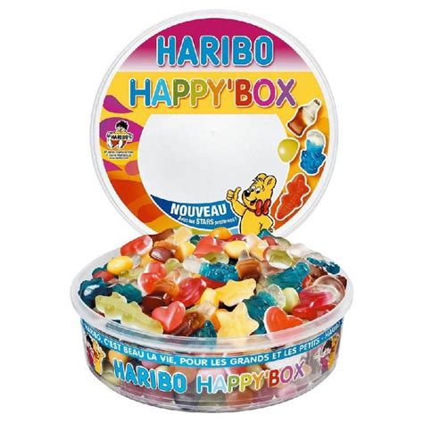 Haribo BoÎte De Bonbons Happy Box 600 G Comparer Les Prix De Haribo