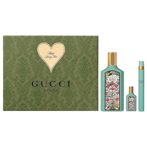 T Set Gucci Flora Gorgeous Jasmine 3pcs Namperfume