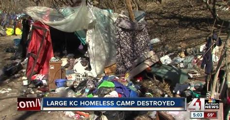 Large Homeless Camp Cleared Out In Kansas City