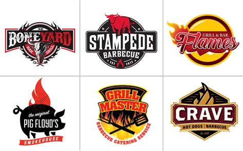 Bbq Logo Bbq Logo 14 Grill Grilling Meat Steak Hot Tasty Barbecue