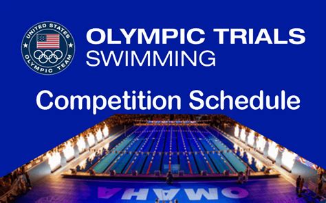 Usa Swimming Olympic Trials Schedule Swimming World News