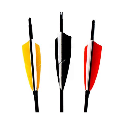 Bearpaw Slimline Black Arrows Feathers Merlin Archery