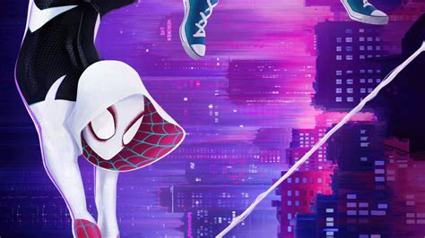 1024x576 Gwen Stacy In Spiderman Across The Spider Verse 2023 5k