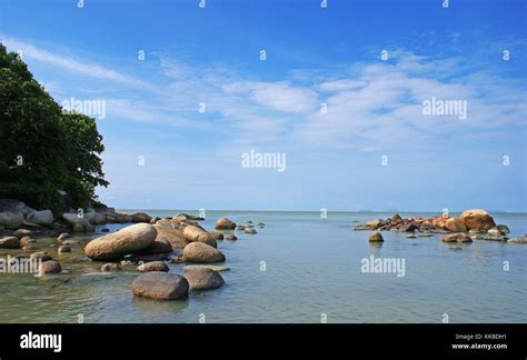 Samudera Beach Singkawang West Kalimantan Indonesia Stock Photo Alamy