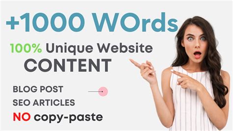 1000 Words Professional Seo Friendly Web Content Writing Blog Post