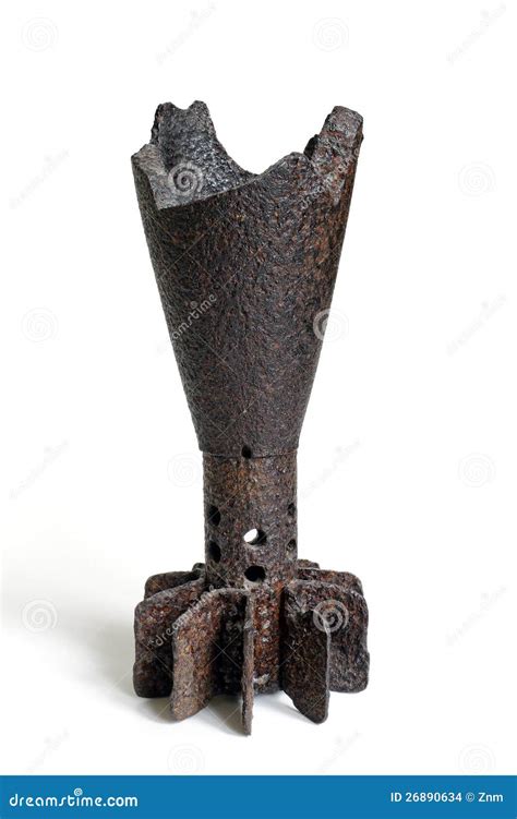 Part Of Mortar Shell Stock Photo Image Of History Iron 26890634