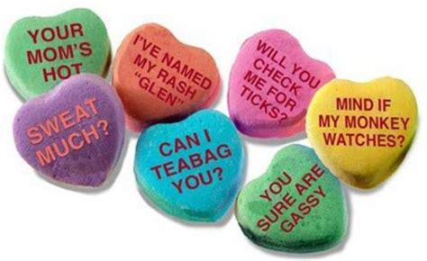 10 dysfunctional and funny valentine candy heart sayings we need for valentine s day hike n dip