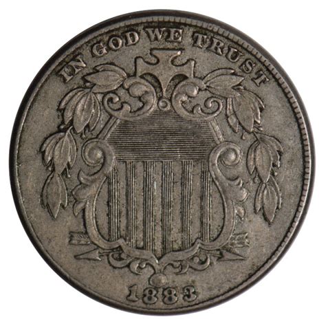 1883 Shield Nickel Ef • Liberty Coin