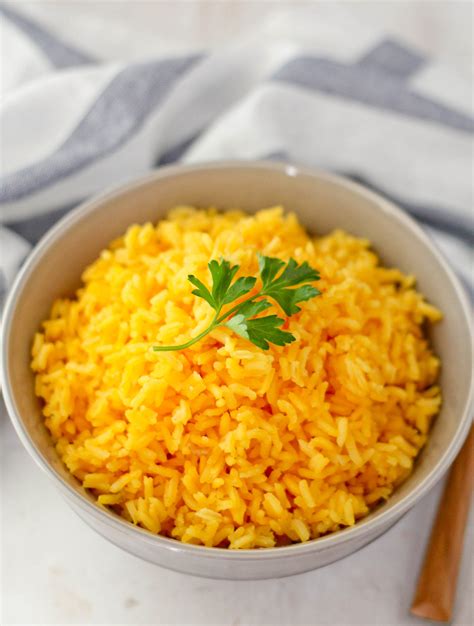 Puerto rican and cuban meals typically serve this alongside roasted pork and chicken. 5 INGREDIENT YELLOW RICE - Jehan Can Cook