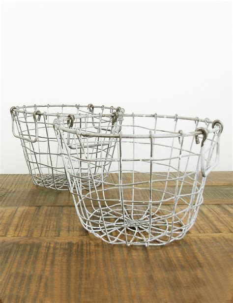 Rustic Wire Basket The Den And Now